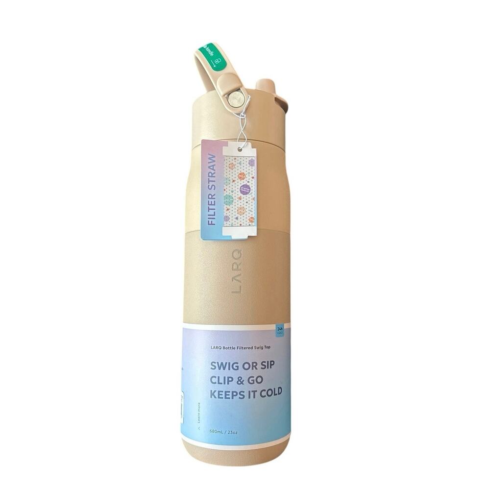 LARQ Filtered Swig Top Water Bottle 23 oz - Mojave Dune (Brand New)